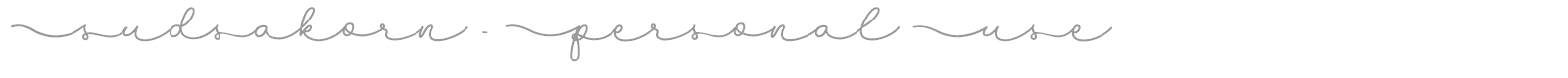 Sudsakorn font preview